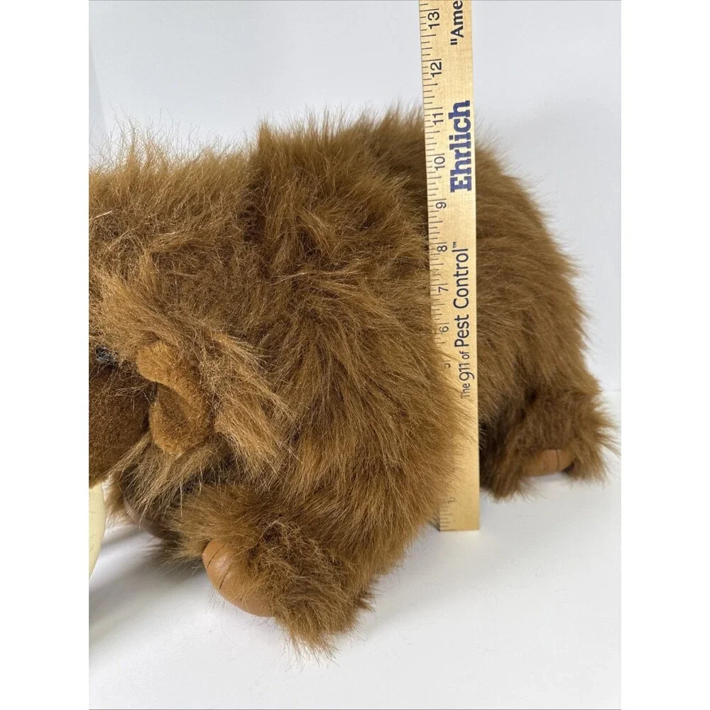 Vintage Cascade Toy Woolly Mammoth Puppet Plush